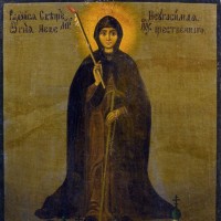 Вратарница (Неугасимая свеча) икона Божией Матери